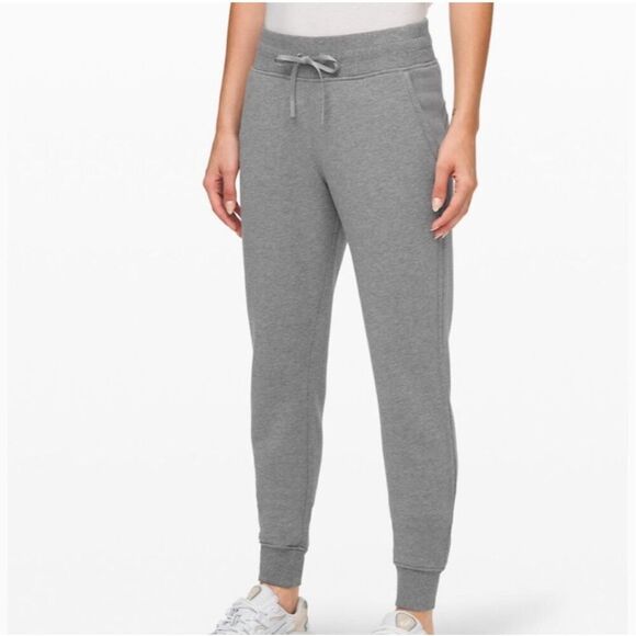 Lululemon Warm Down Jogger Pants, Size 10, Gray NWT - Picture 1 of 11